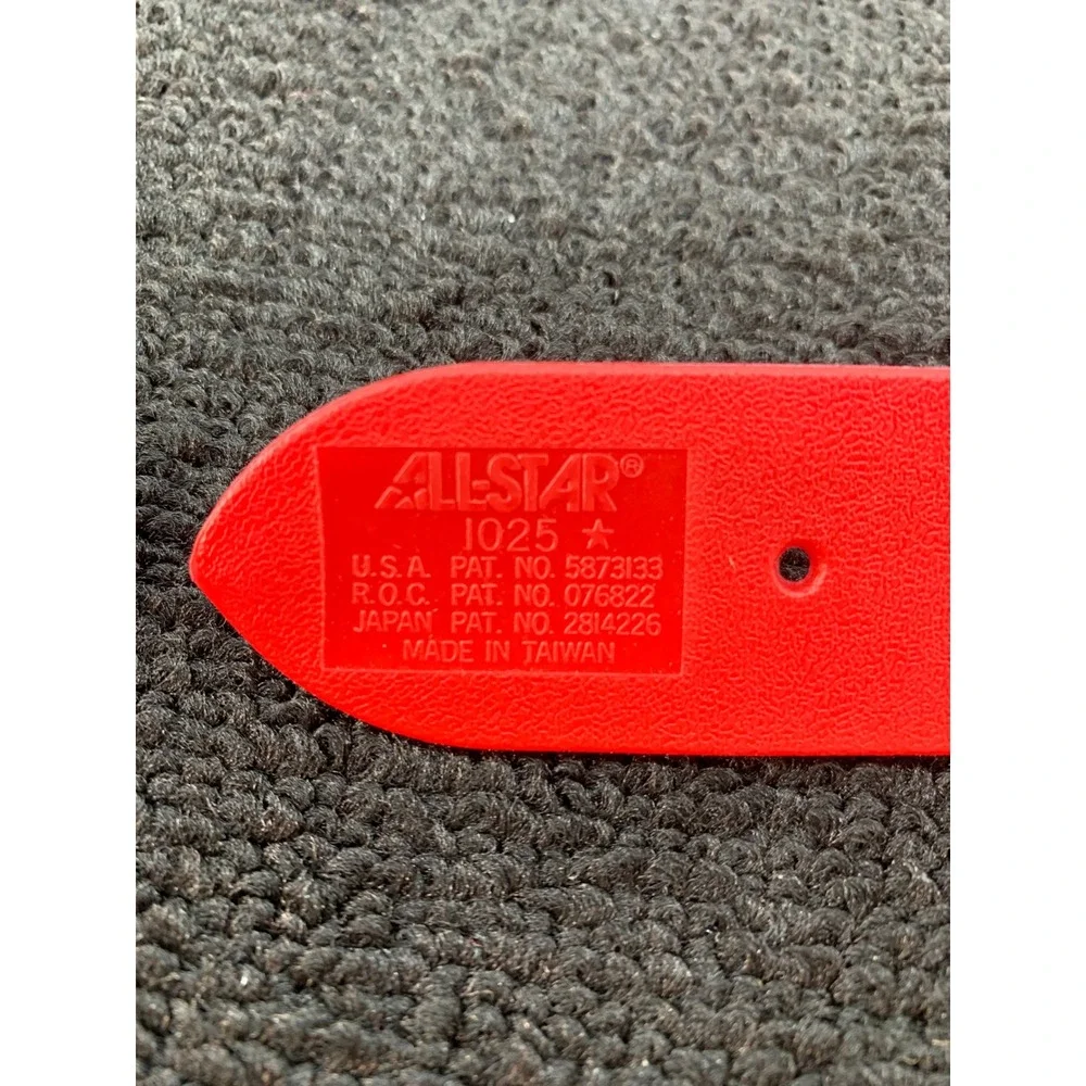 All Star Red Elastic Belt With‎ Silver Buckle For Youth Kids Baseball Softball